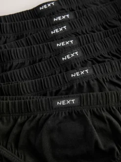 Next 100% Cotton Briefs 7 Pack (1.5-16yrs) Black Discount