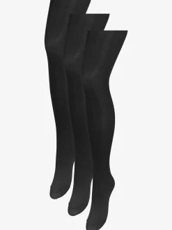Next Black 3 Pack 60 Denier Opaque Tights Clearance
