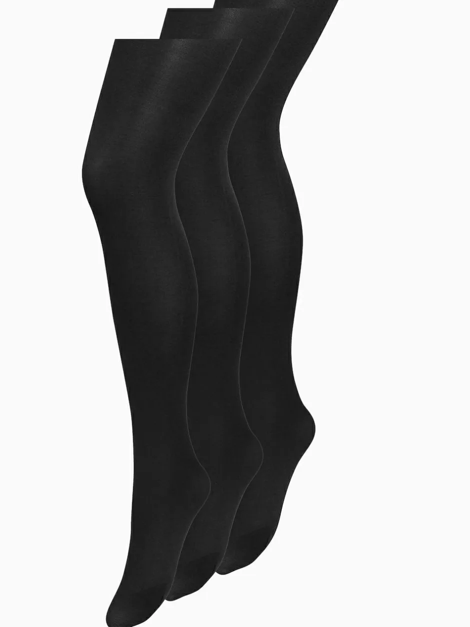 Next Black 3 Pack 80 Denier Opaque Tights Sale
