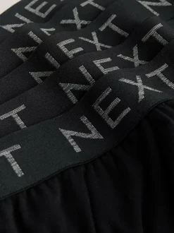 Next 5 Pack Cotton Rich Briefs Black Online