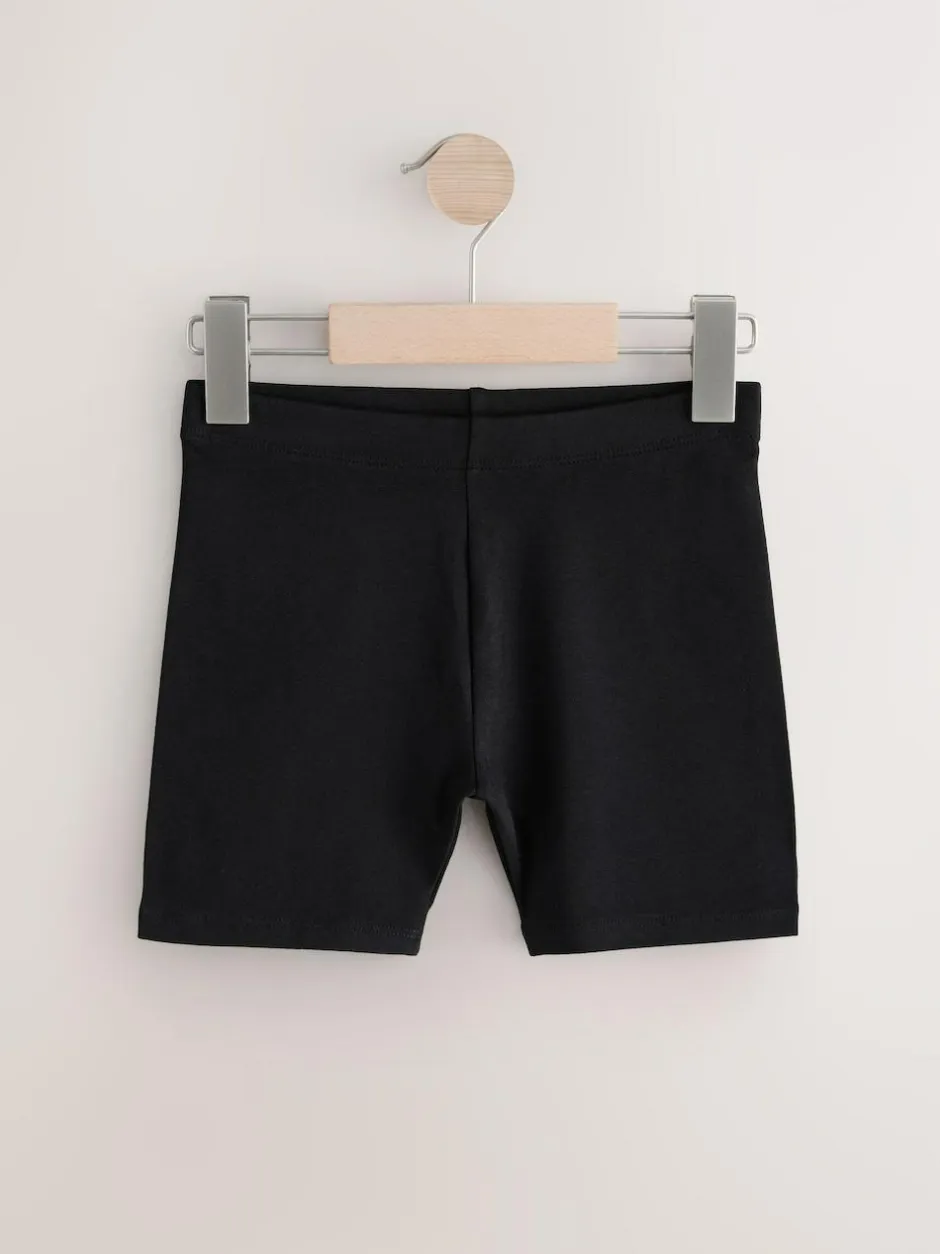 Next Black 7 Pack Cotton Rich Stretch Cycle Shorts (3-16yrs) Discount