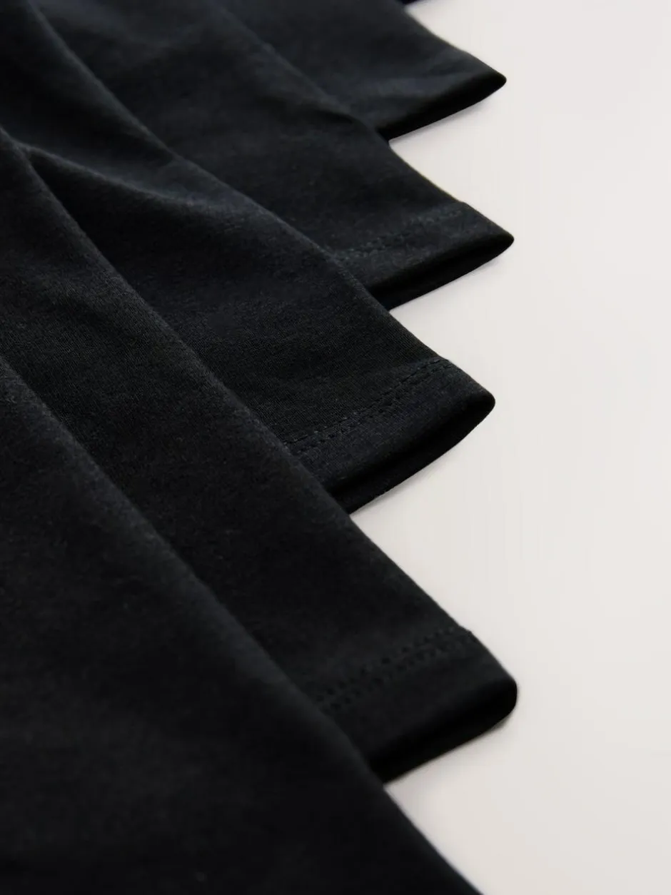 Next Black 7 Pack Cotton Rich Stretch Cycle Shorts (3-16yrs) Discount