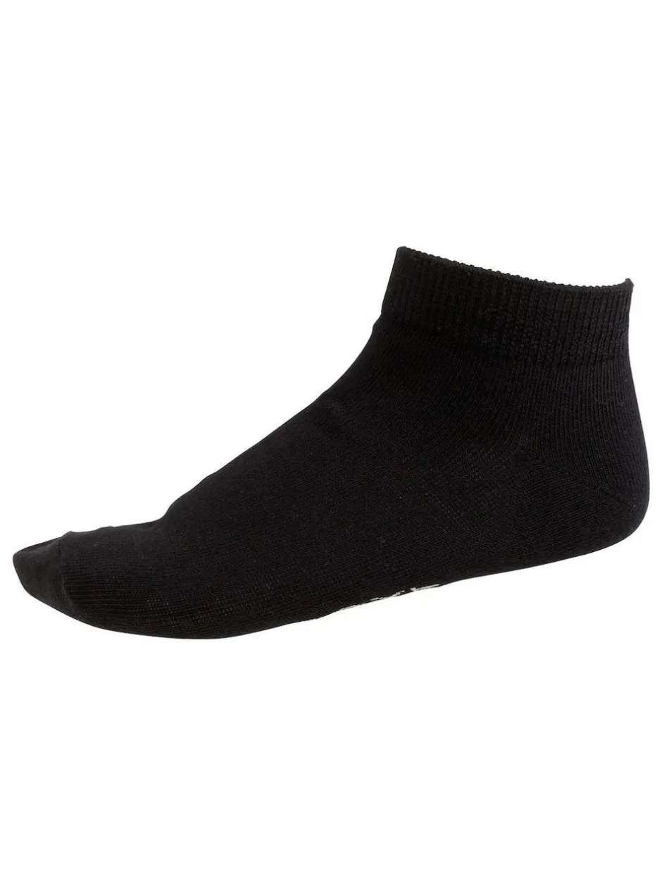 Next 5 Pack Cotton Rich Trainer Socks Black Outlet
