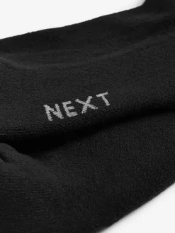 Next 5 Pack Cushioned Mid Trainer Socks Black Discount