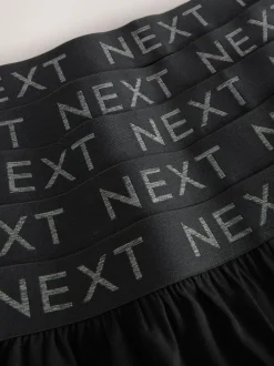Next 5 Pack Loose Boxers Black New