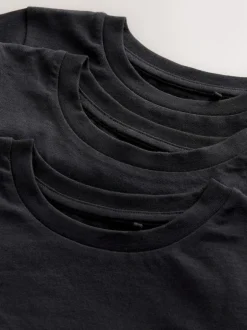 Next 3 Pack T-Shirts (3-16yrs) Black Online