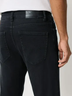 Next Black - ThermoGen Straight Fit Motionflex Jeans