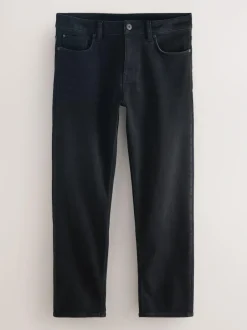 Next Black - ThermoGen Straight Fit Motionflex Jeans