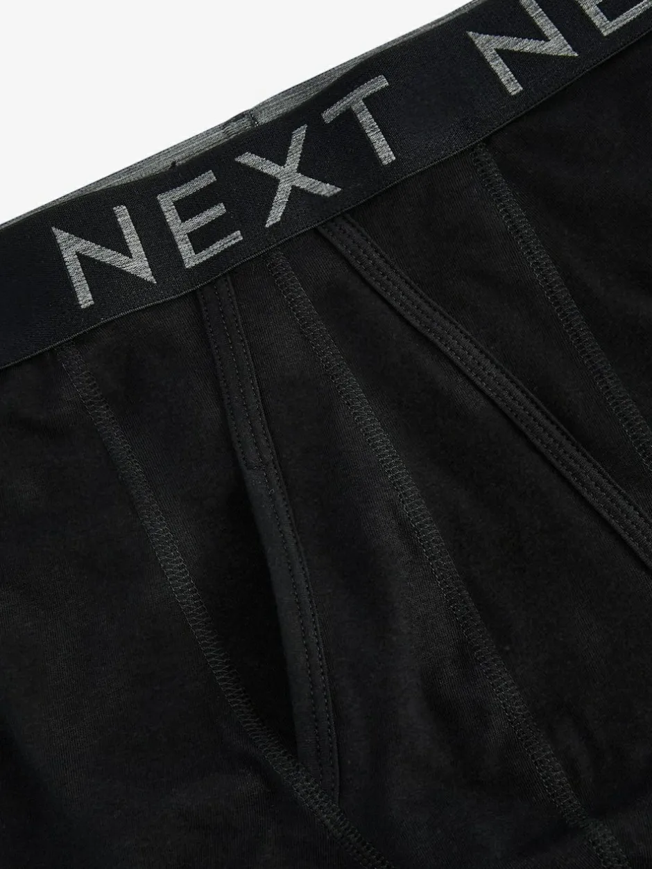 Next Black A-Front Boxers 10 Pack New