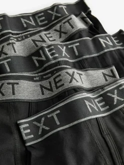 Next Black A-Front Trunks 5 Pack (3-16yrs) Hot