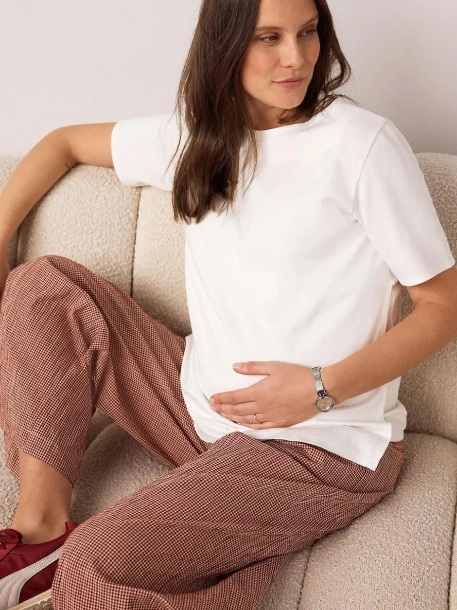 Next Maternity Nursing T-Shirts 2 Pack Black And White Hot