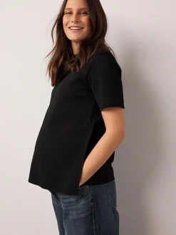 Next Maternity Nursing T-Shirts 2 Pack Black And White Hot