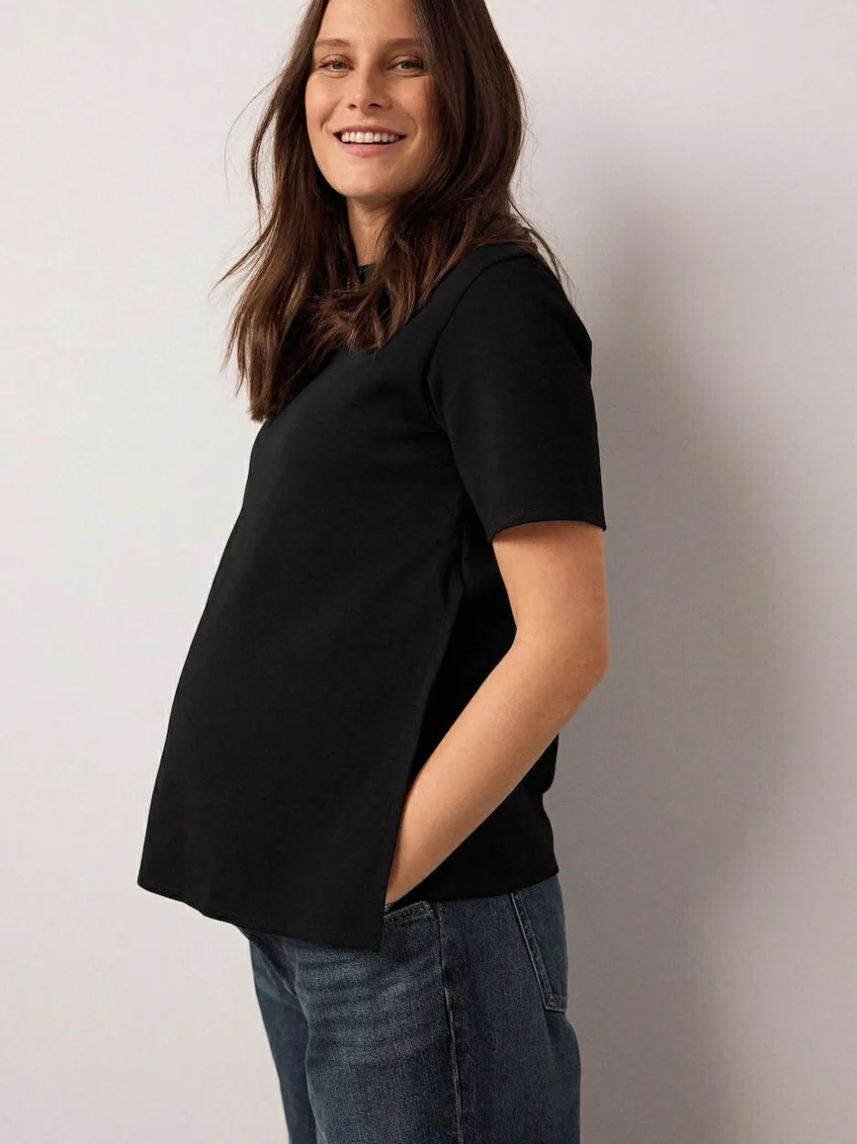 Next Maternity Nursing T-Shirts 2 Pack Black And White Hot