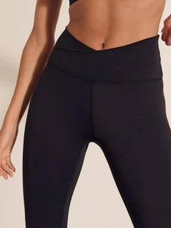 Next Balance Wrap Front Yoga Leggings Black