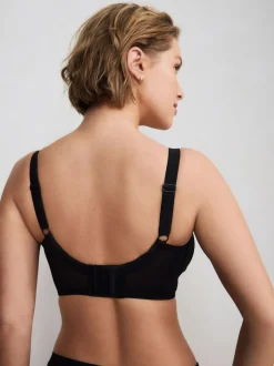 Next B-H Total Support Non Wire Full Cup Ultimate Comfort Bra Black Outlet