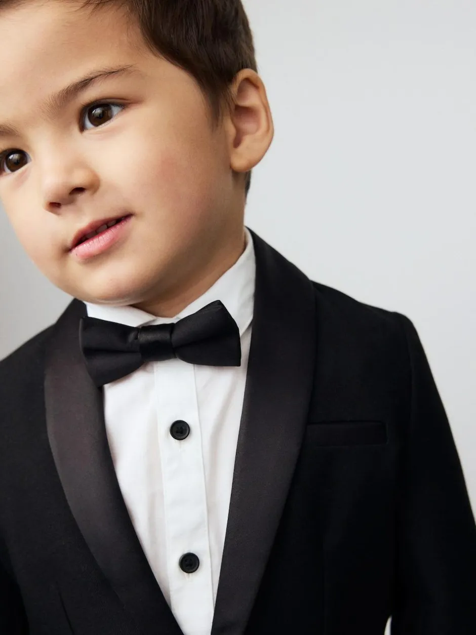 Next Blazer, Shirt, Trousers And Bow Tie Set (3mths-9yrs) Black Sale