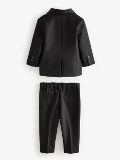 Next Blazer, Shirt, Trousers And Bow Tie Set (3mths-9yrs) Black Sale