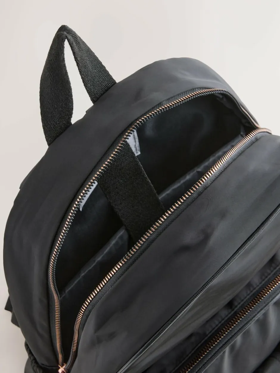 Next Black Bow Backpack Clearance