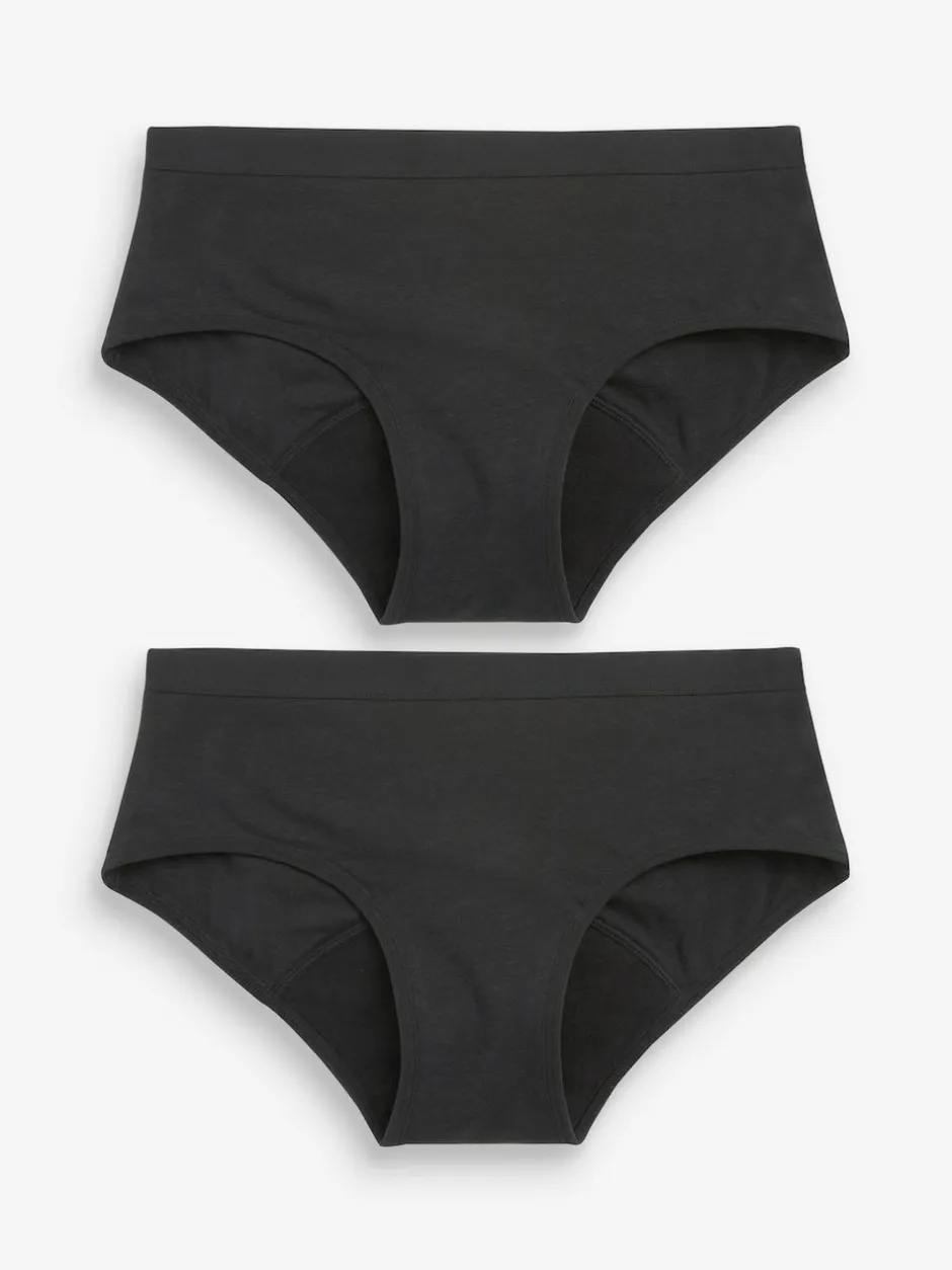 Next Black Briefs 2 Pack Teen Light Flow Period Pants (7-16yrs) Best