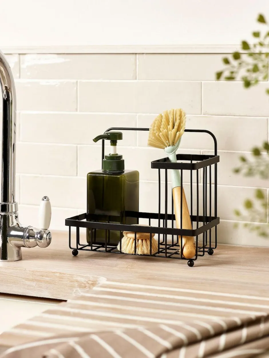 Next Black Bronx Sinktop Organiser Caddy