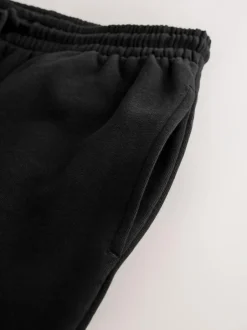 Next Black Brushback Heavyweight Open Joggers Best