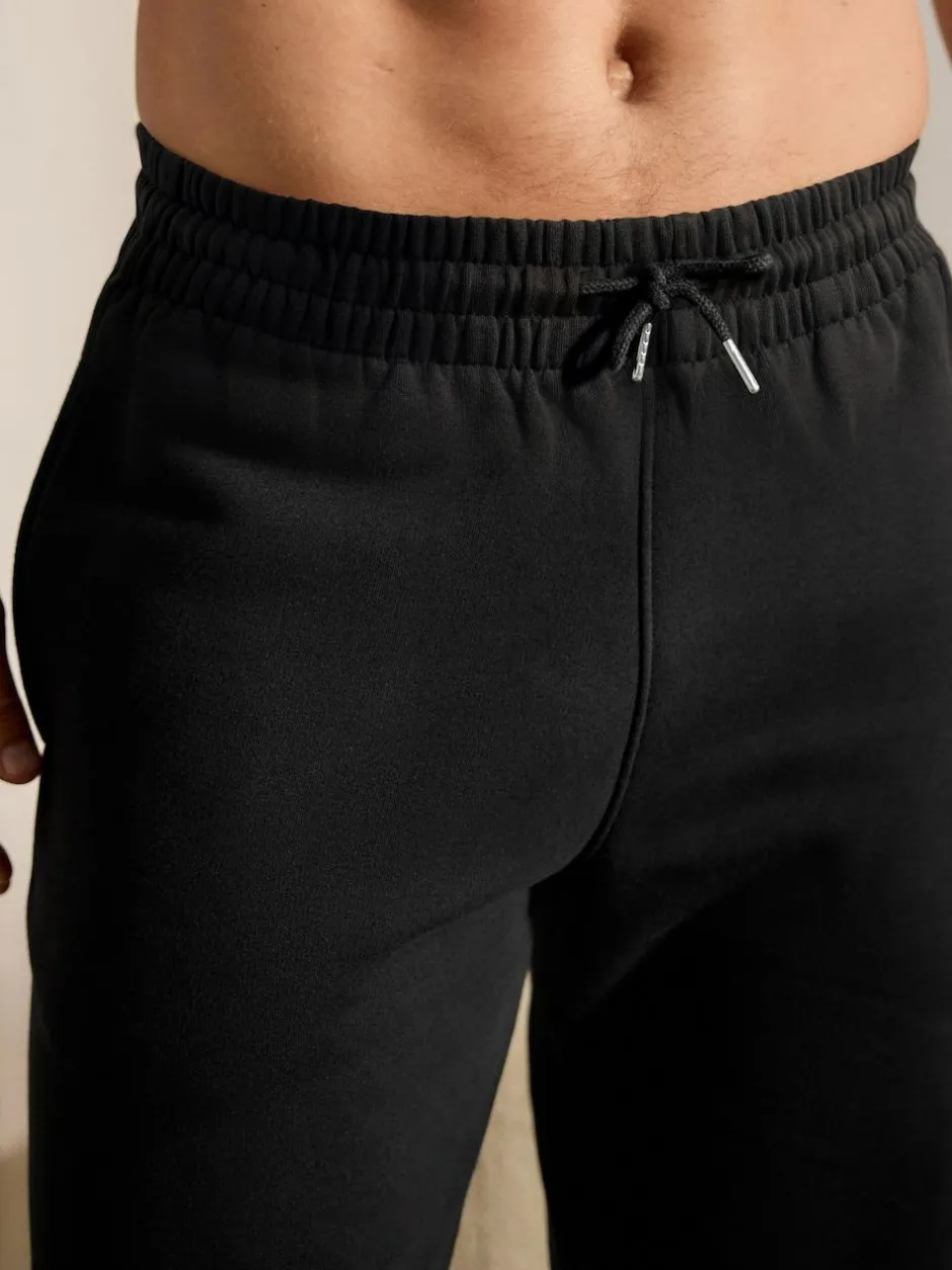 Next Black Brushback Heavyweight Open Joggers Best