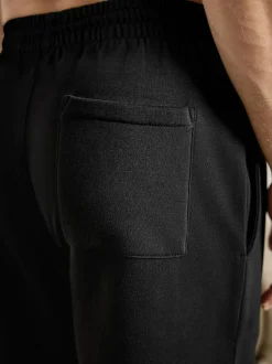 Next Black Brushback Heavyweight Open Joggers Best