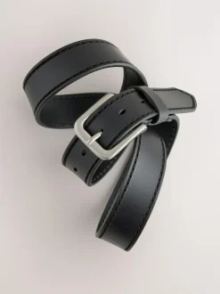 Next Casual Leather Belt Black Online