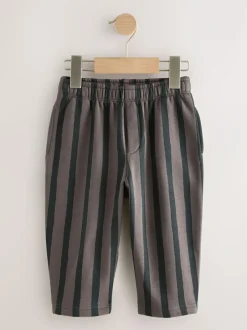 Next Black/ Charcoal Grey 3 Pack Wide Leg Jersey Joggers (3mths-7yrs) Clearance