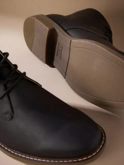 Next Chukka Boots Black Clearance