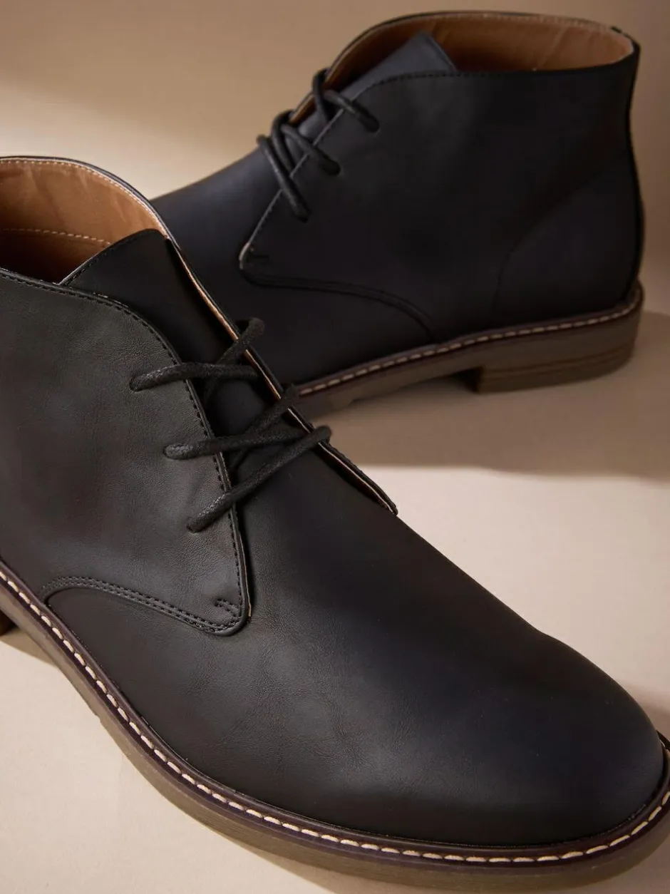 Next Chukka Boots Black Clearance