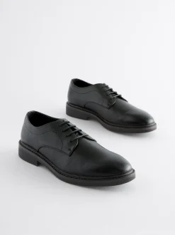 Next Black Chunky Sole Derby Shoes Best