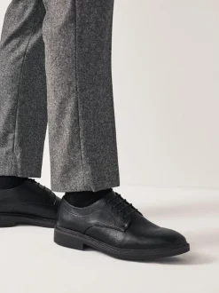 Next Black Chunky Sole Derby Shoes Best