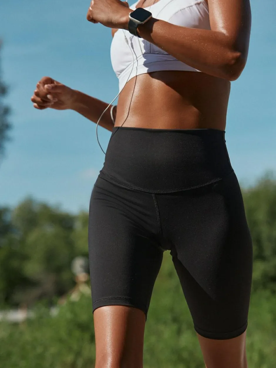 Next Black Cycle Sports Dry Tech Tummy Control Shorts Hot