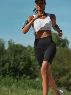 Next Black Cycle Sports Dry Tech Tummy Control Shorts Hot
