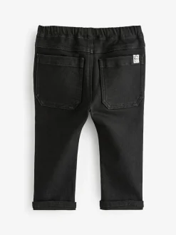 Next Super Soft Pull-On Jeans With Stretch (3mths-7yrs) Black Denim Clearance