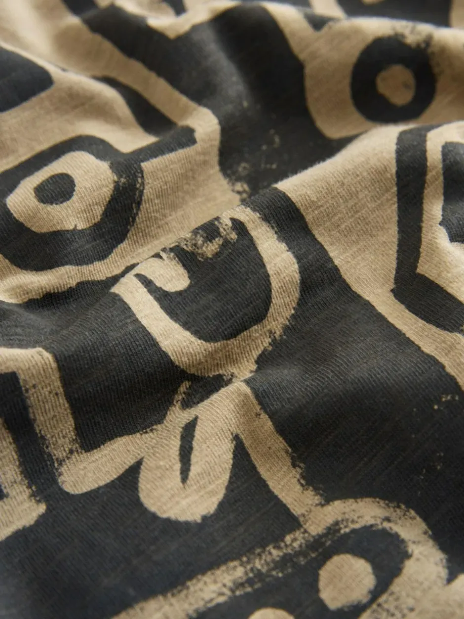 Next Short Sleeve All Over Graphic Print T-Shirts 3 Pack (3mths-7yrs) Black Digger New