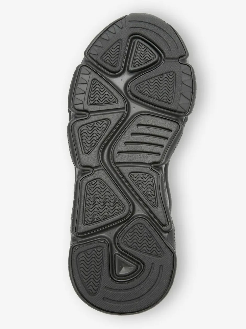 Next Elastic Lace Trainers Black Hot