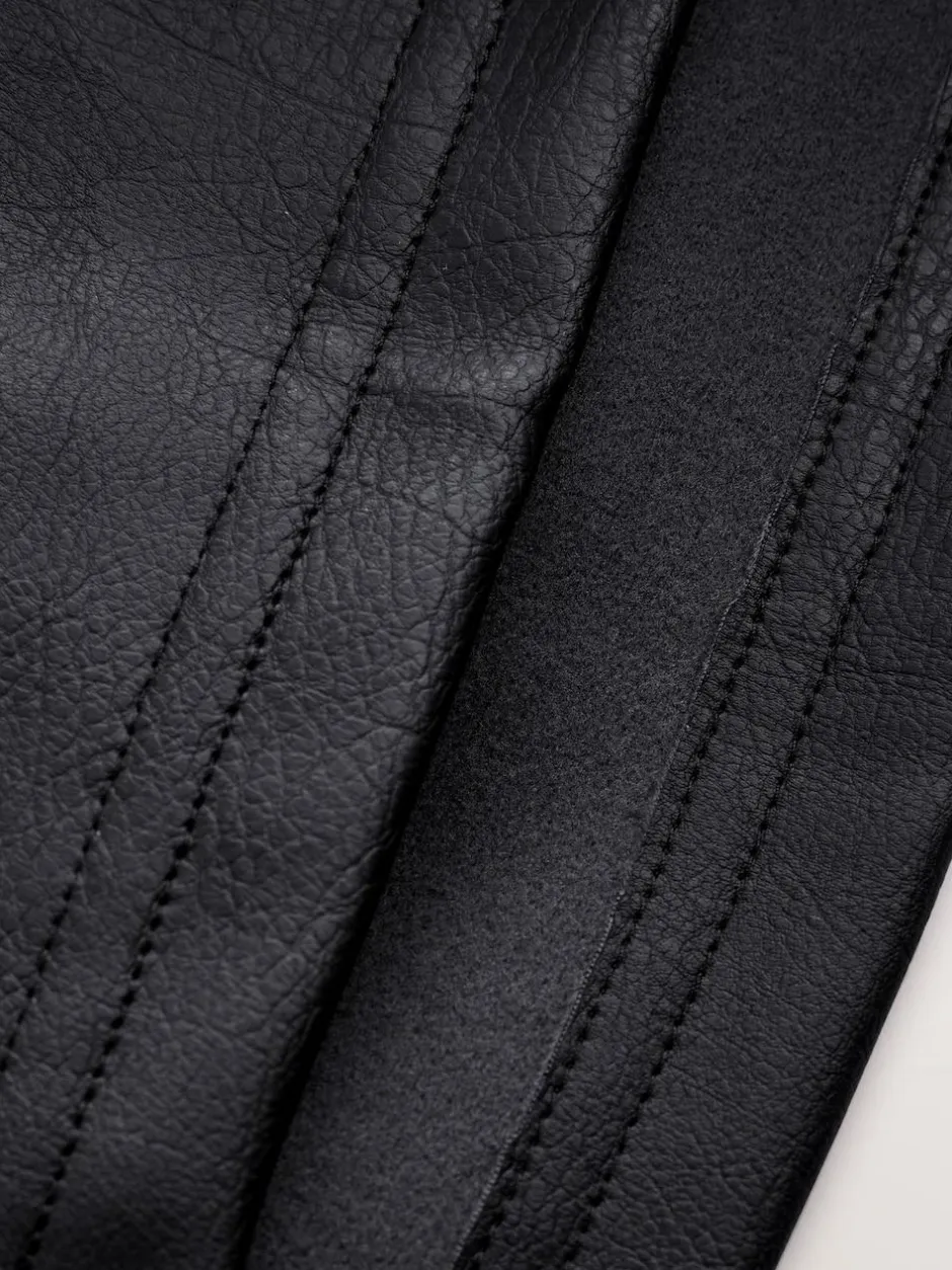 Next Faux Leather Mini Skirt Black Hot