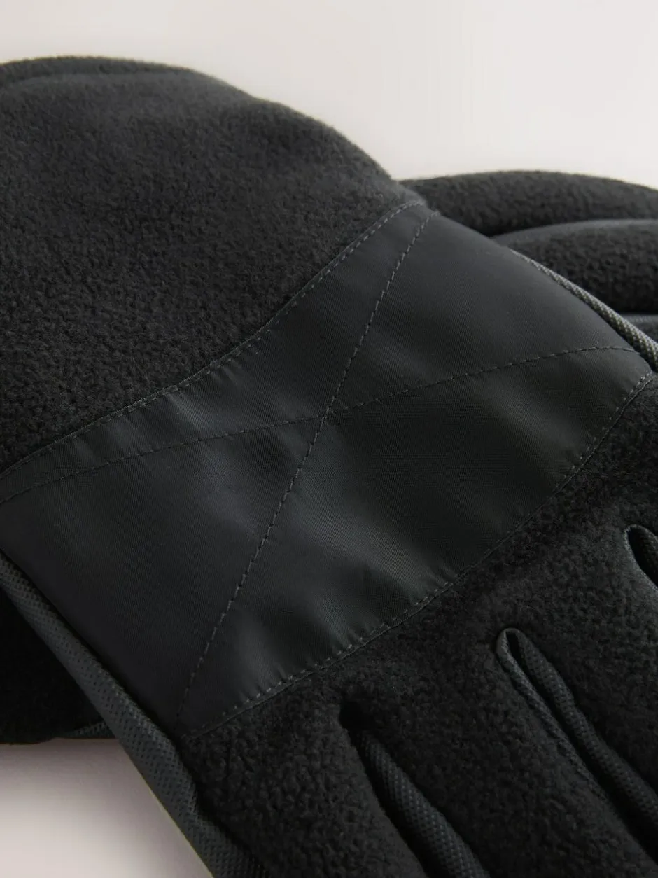 Next Black Fleece Gloves Clearance