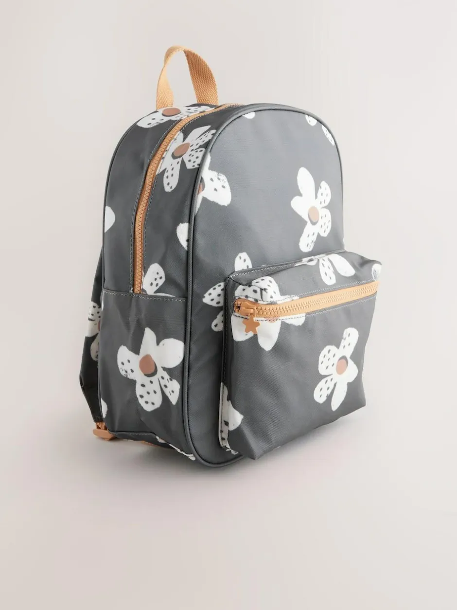Next Black Floral Backpack Discount