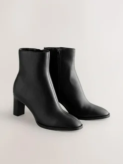 Next Forever Comfort® Block Heeled Ankle Boots Black Online