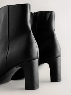 Next Forever Comfort® Block Heeled Ankle Boots Black Online