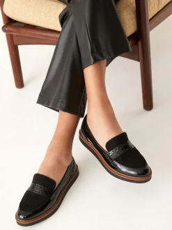 Next Forever Comfort® Brogue Loafers Black Hot