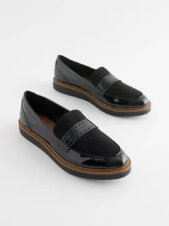 Next Forever Comfort® Brogue Loafers Black Hot