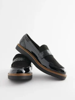 Next Forever Comfort® Brogue Loafers Black Hot