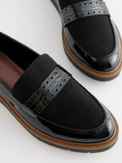 Next Forever Comfort® Brogue Loafers Black Hot