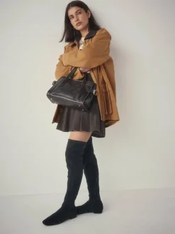 Next Black Forever Comfort® Flat Sock Over The Knee Boots