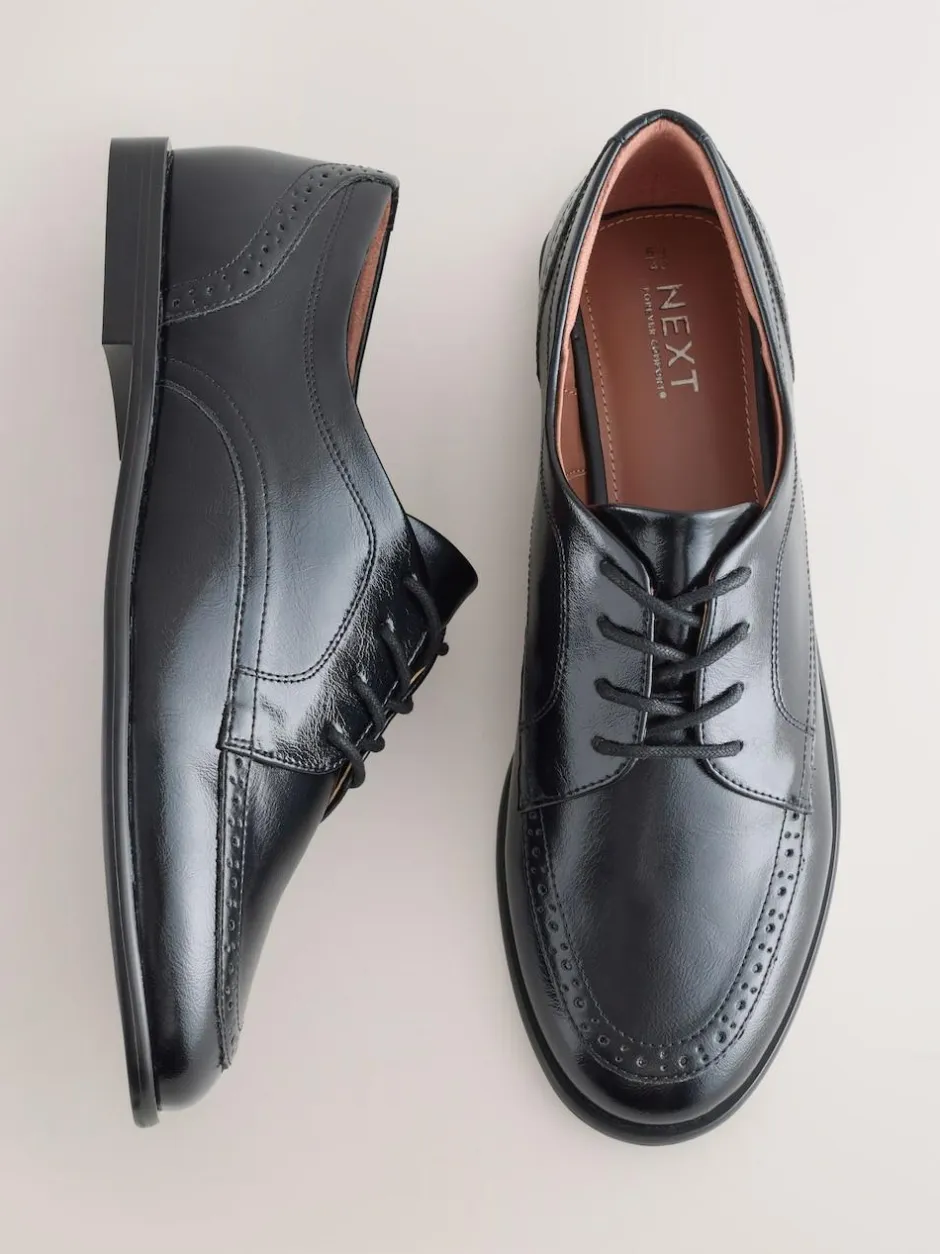 Next Black Forever Comfort® Formal Round Toe Lace Up Shoes Hot