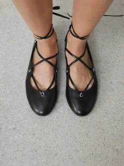Next Black Forever Comfort® Leather Ghillie Shoes Best
